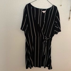 Black and white dress